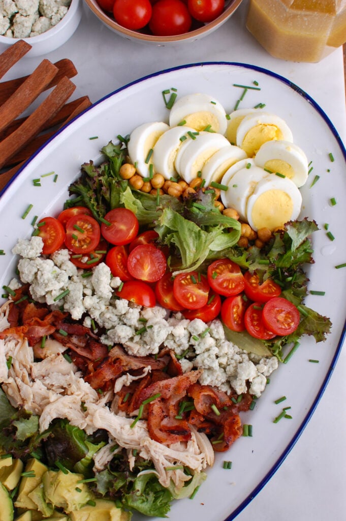 Cobb Salad with eggs