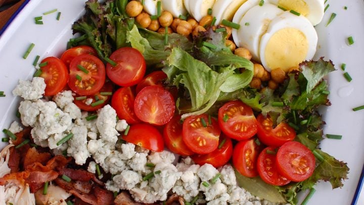 Cobb Salad with eggs