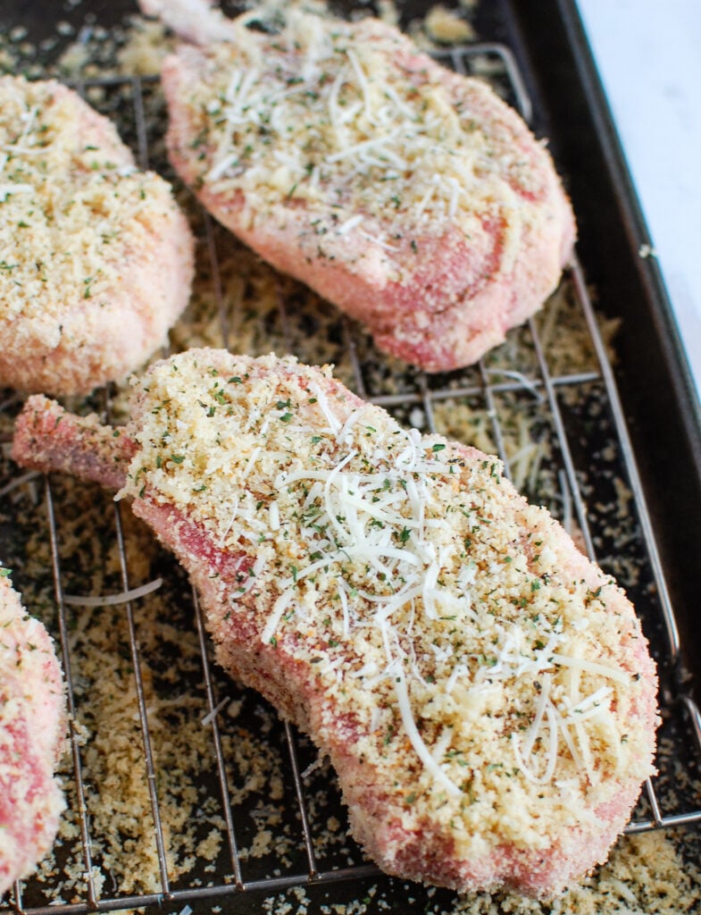 How to Bake Pork Chops in the Oven on wire rack