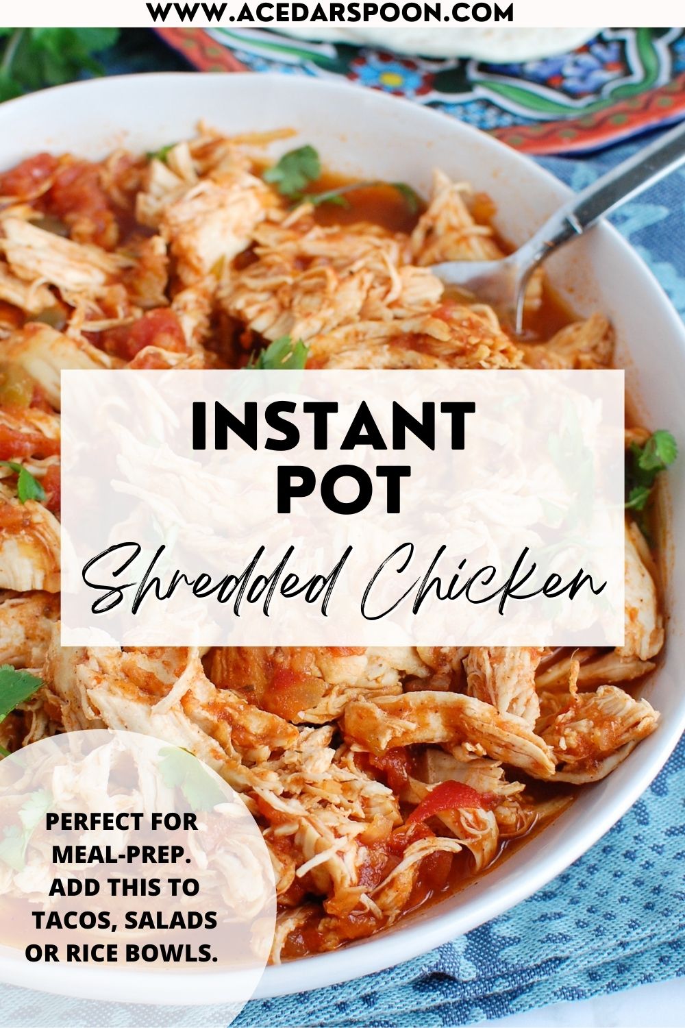 Meal Prep Instant Pot Shredded Chicken Recipe, Food Network Kitchen