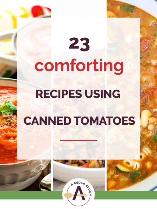 23 Comforting Recipes Using Canned Tomatoes Collage