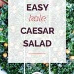 Kale Caesar Salad Collage 2