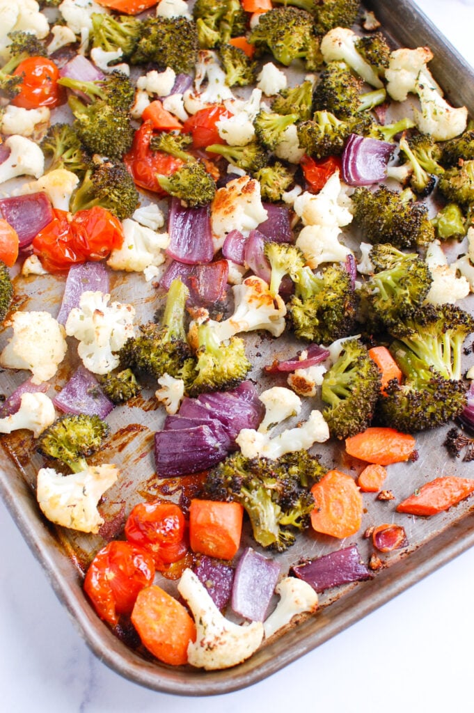 Mediterranean Buddha Bowl roasted vegetables 
