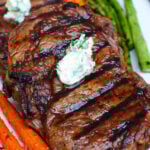 Lemon Garlic Butter Grilled Ribeye