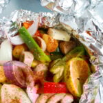 Sausage and Shrimp Foil Packets
