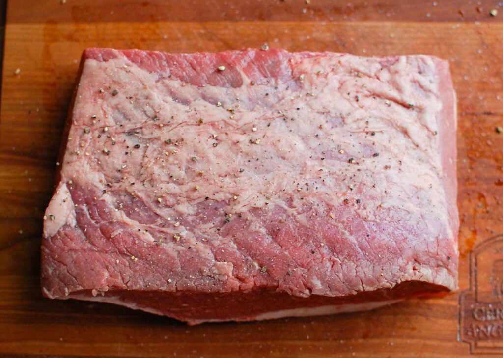 Slow Cooker Beef Brisket in bowl