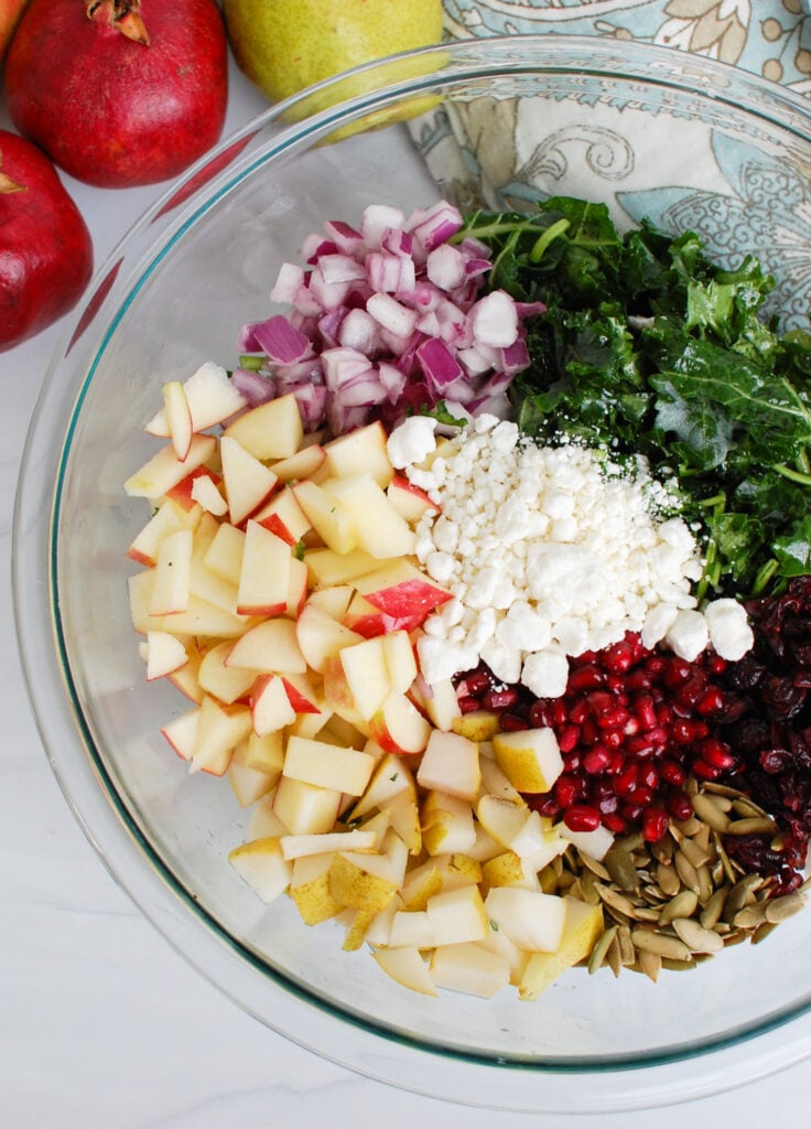 Easy Fall Salad ingredients