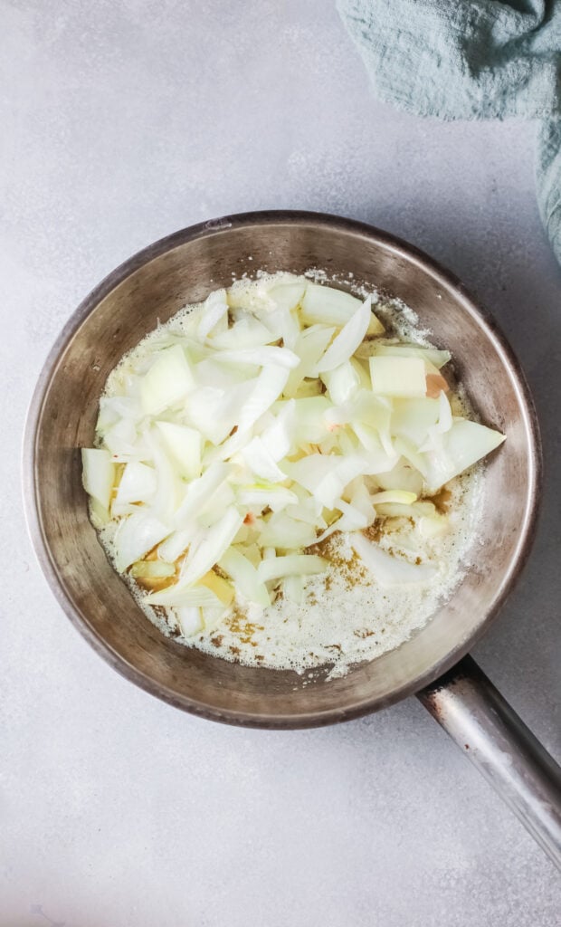One Pot French Onion Gnocchi onions