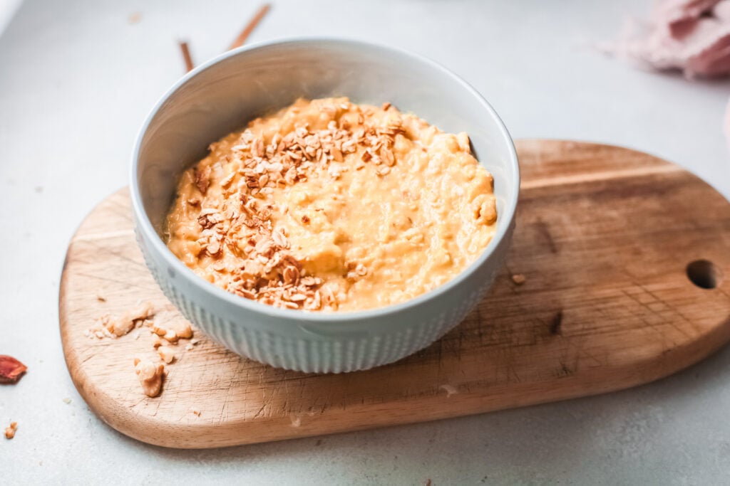 Easy Pumpkin Oatmeal on board