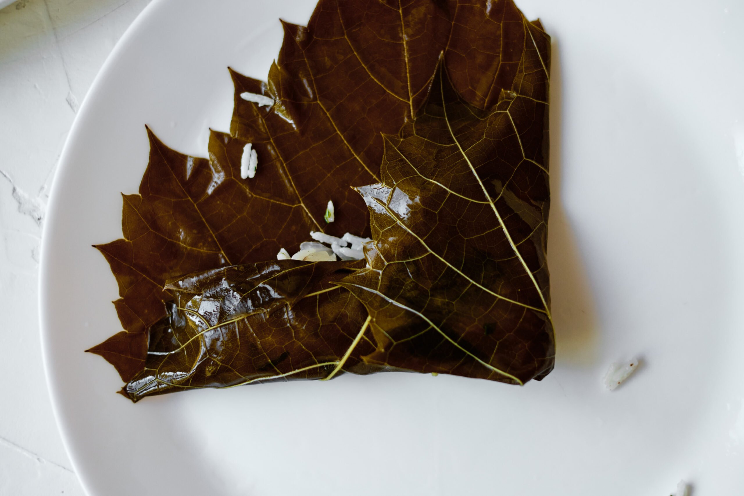 Stuffed Grape Leaves Step 3