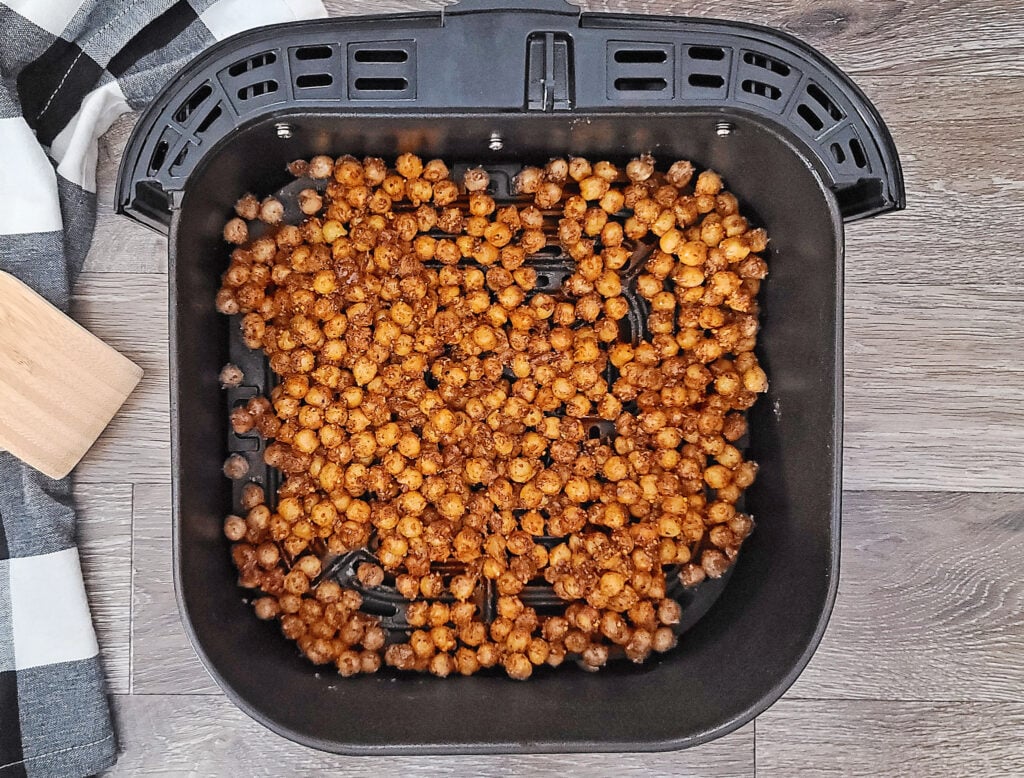 Air Fryer Chickpeas in the air fryer 
