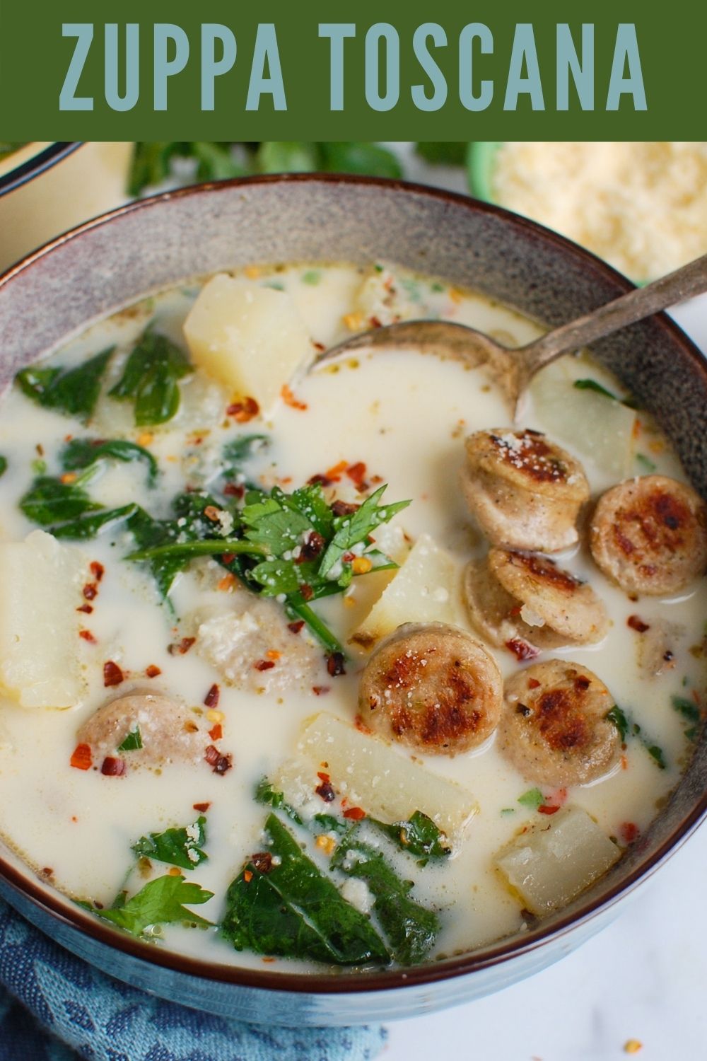 Slow Cooker Zuppa Toscana - A Cedar Spoon