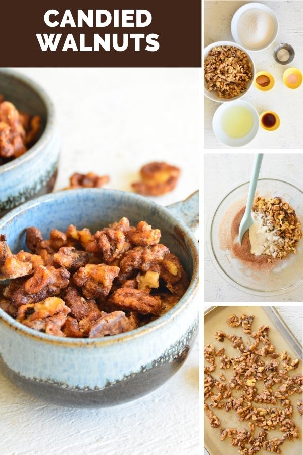 Easy Candied Walnuts collage