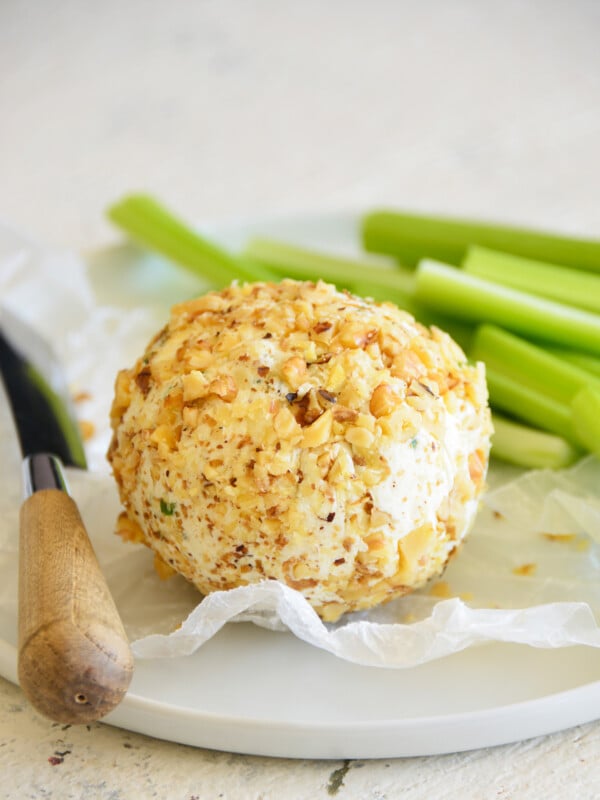 How to Make a Cheese Ball with celery