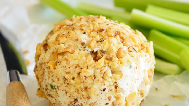 How to Make a Cheese Ball with celery