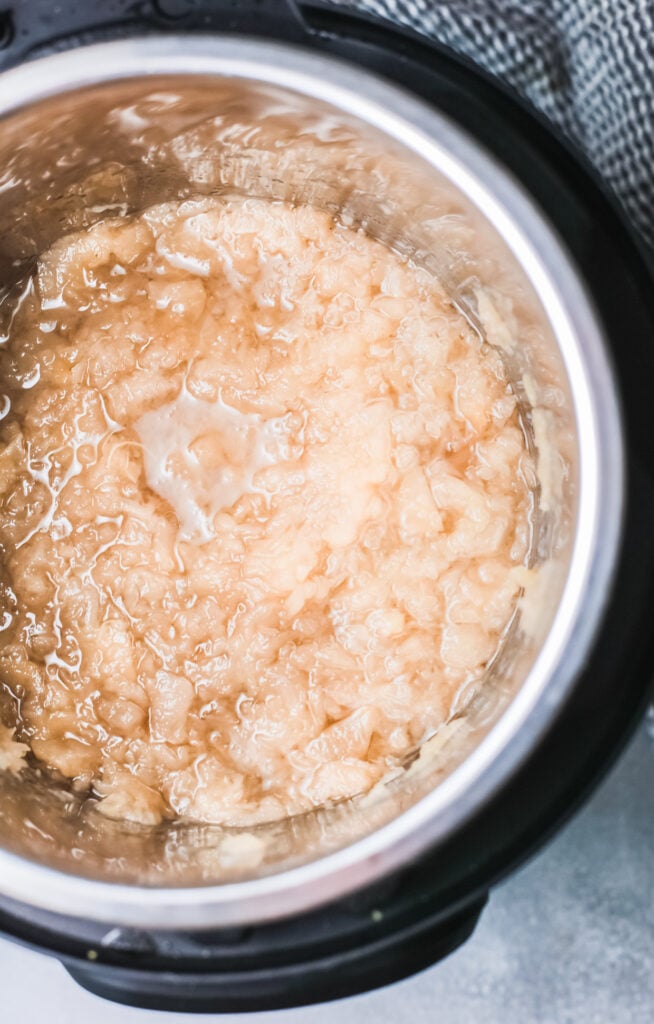Instant Pot Applesauce in instant pot 