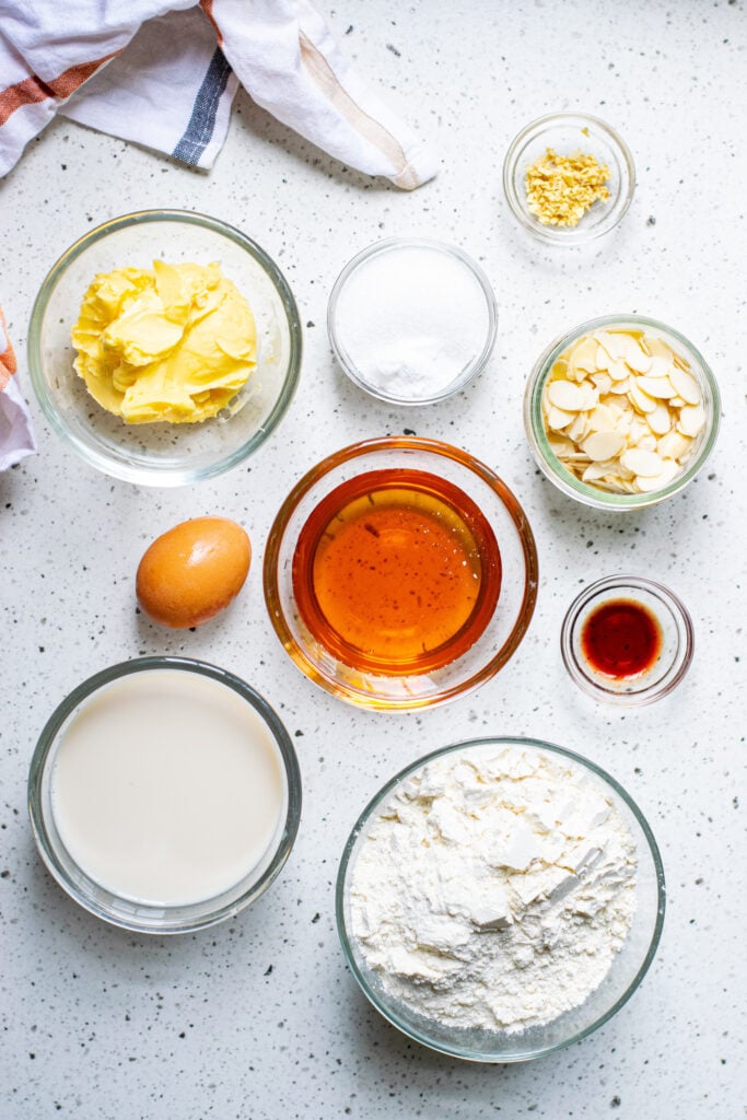 Almond Cake Recipe ingredients