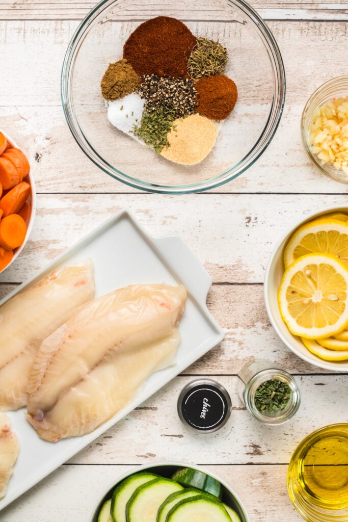 Easy Blackened Fish ingredients 