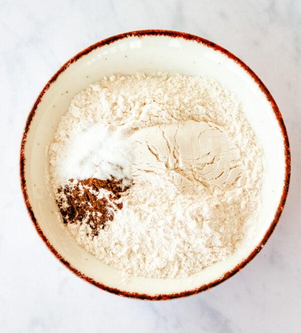Cranberry Bliss Bars dry ingredients 