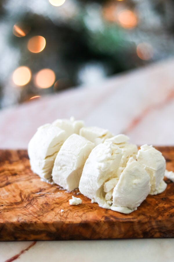 Honey Goat Cheese Balls goat cheese log