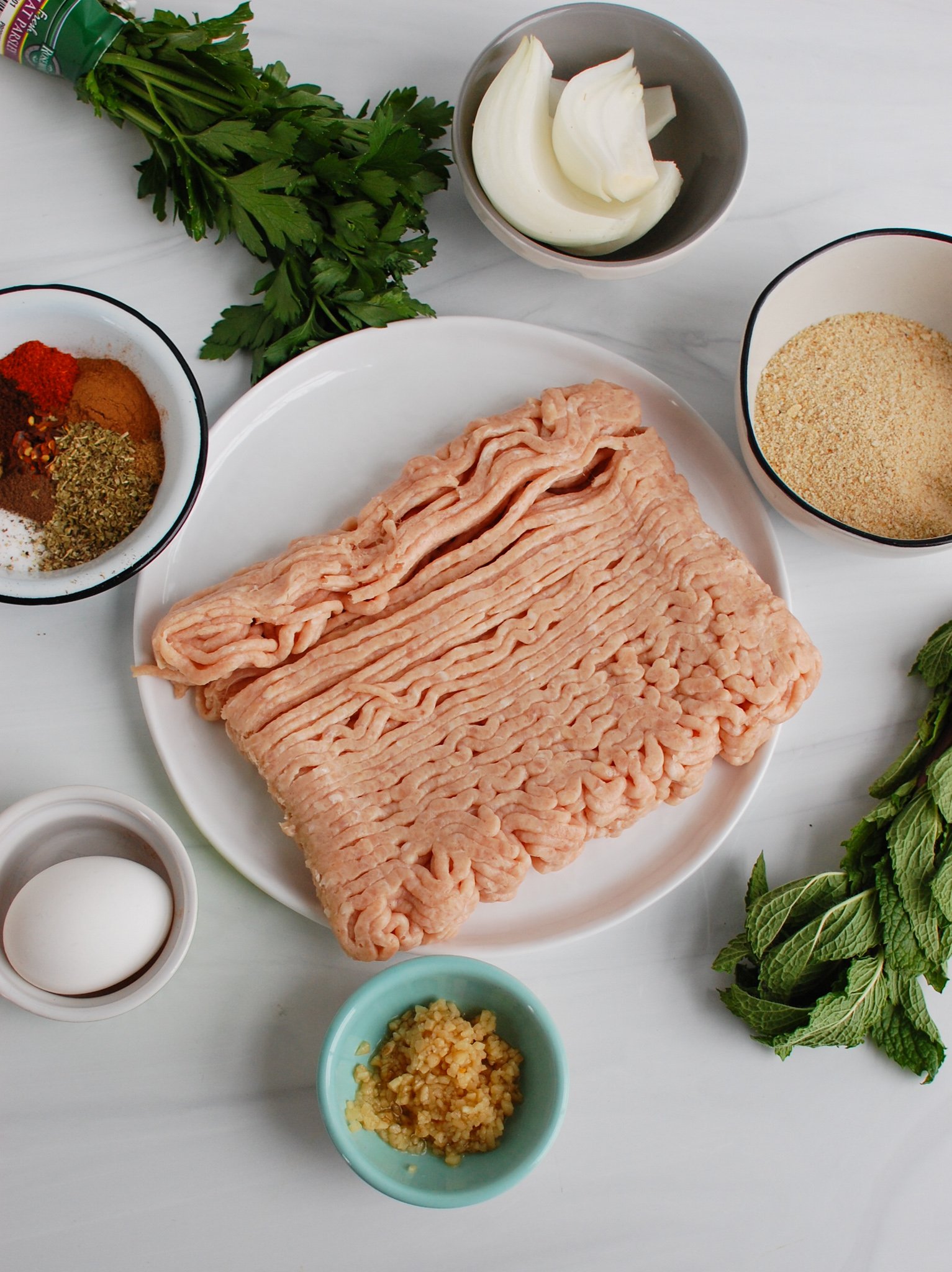 Chicken Kofta ingredients