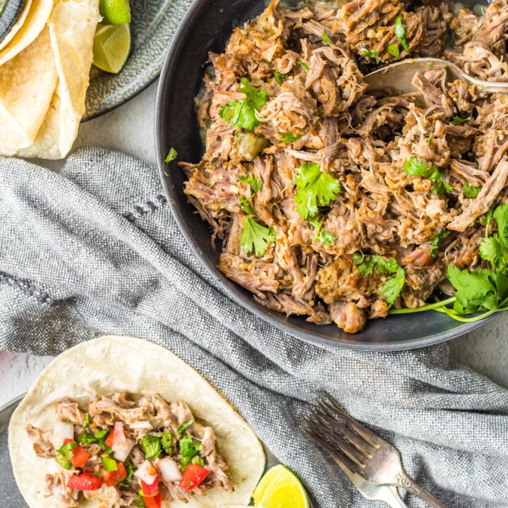 Instant Pot Pork Roast with tacos