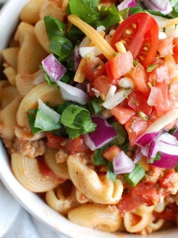 Instant Pot Turkey Taco Pasta 1200 x 1200