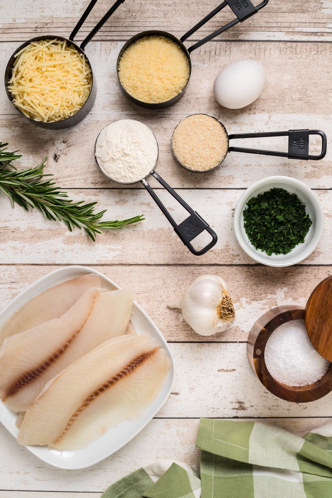 Parmesan Crusted Tilapia ingredients