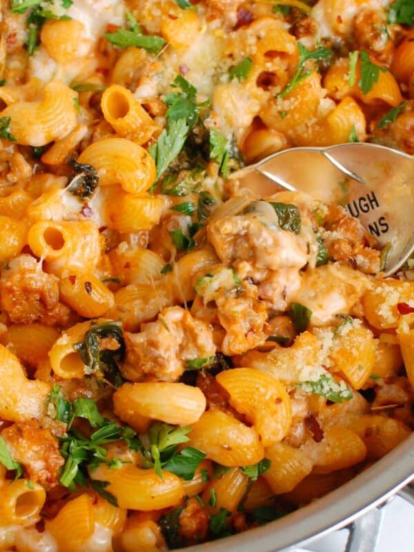 Spicy Sausage Pasta 1200 x 1200