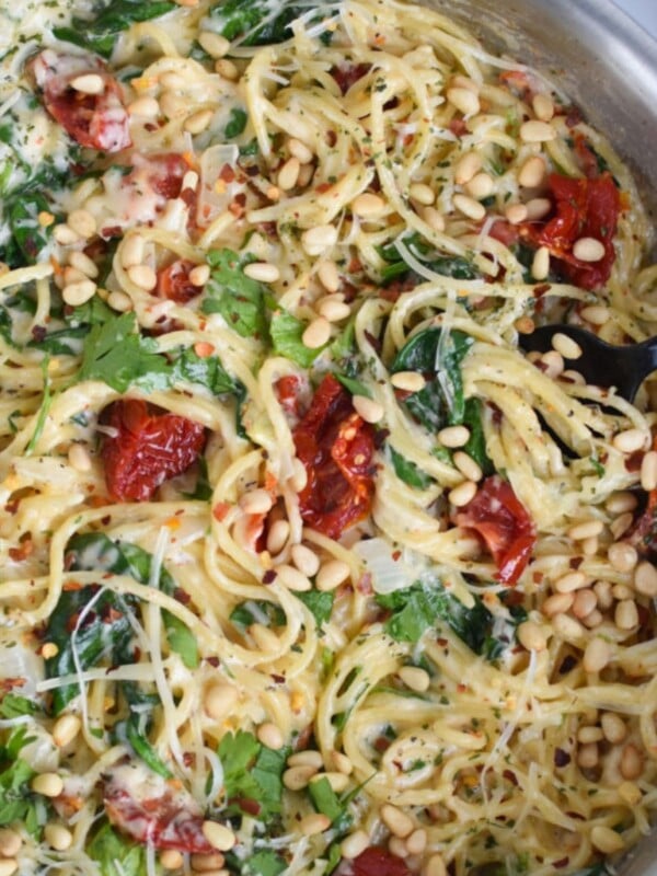 Creamy Sun-dried Tomato Pasta 1200 x 1200