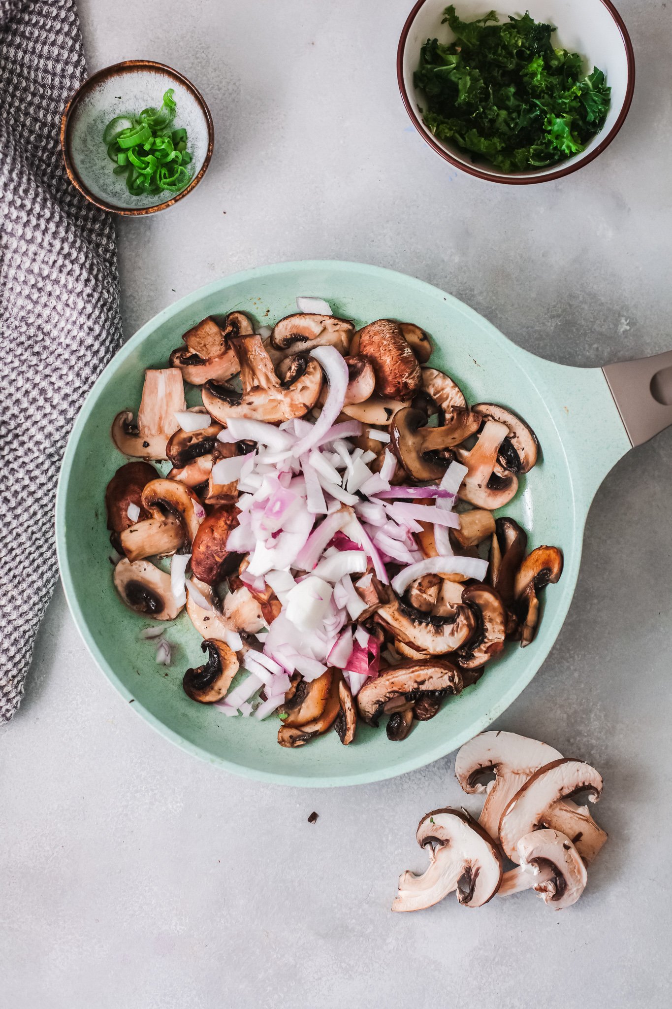 Easy Korean Noodles Recipe with onion.