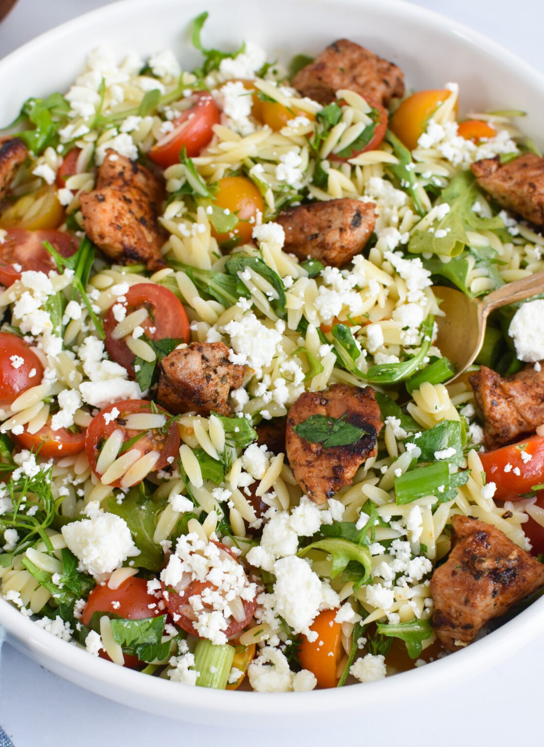 Mediterranean Pork with Orzo Image 5 A Cedar Spoon