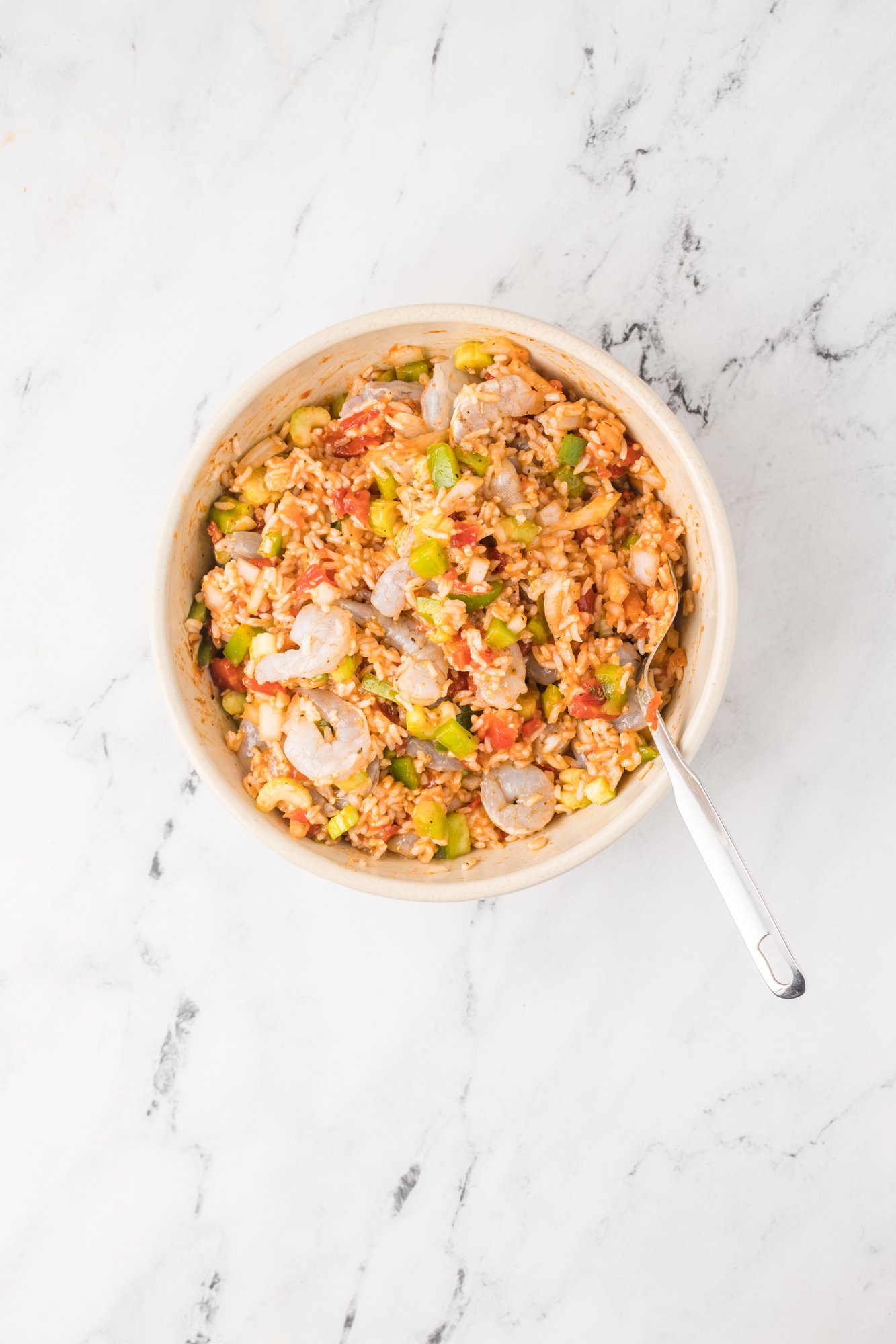 Shrimp Creole Recipe in bowl.