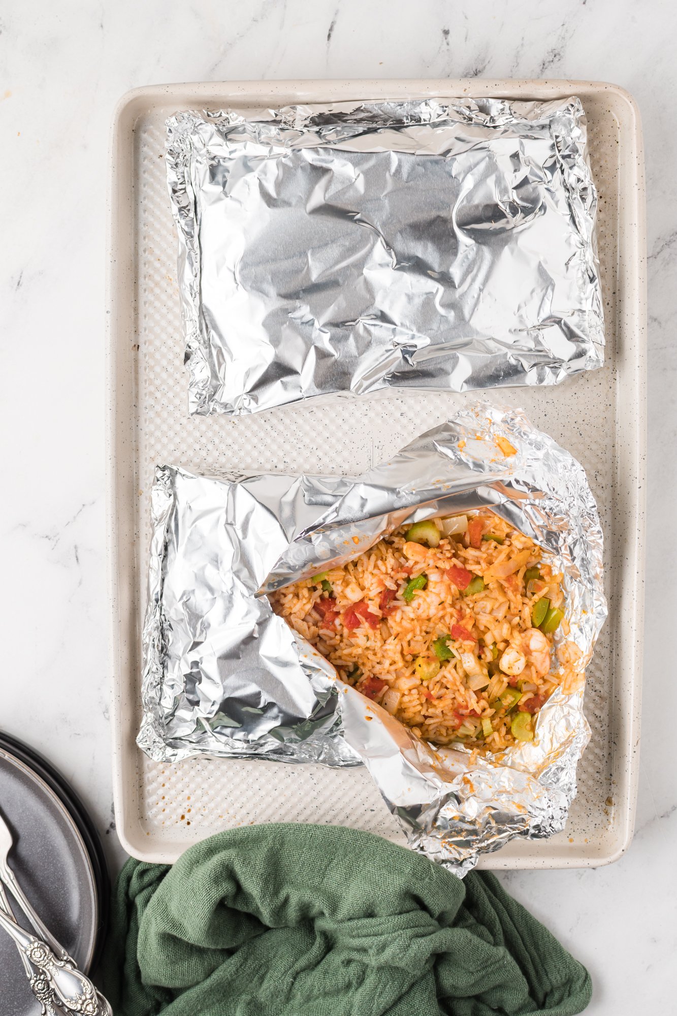 Shrimp Creole Recipe in packet.