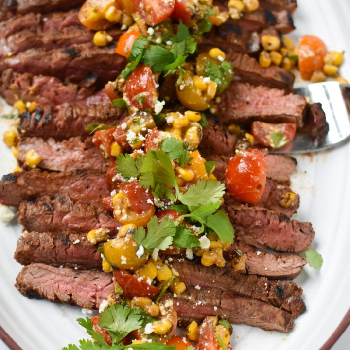 Grilled Flank Steak with Dry Rub - A Cedar Spoon