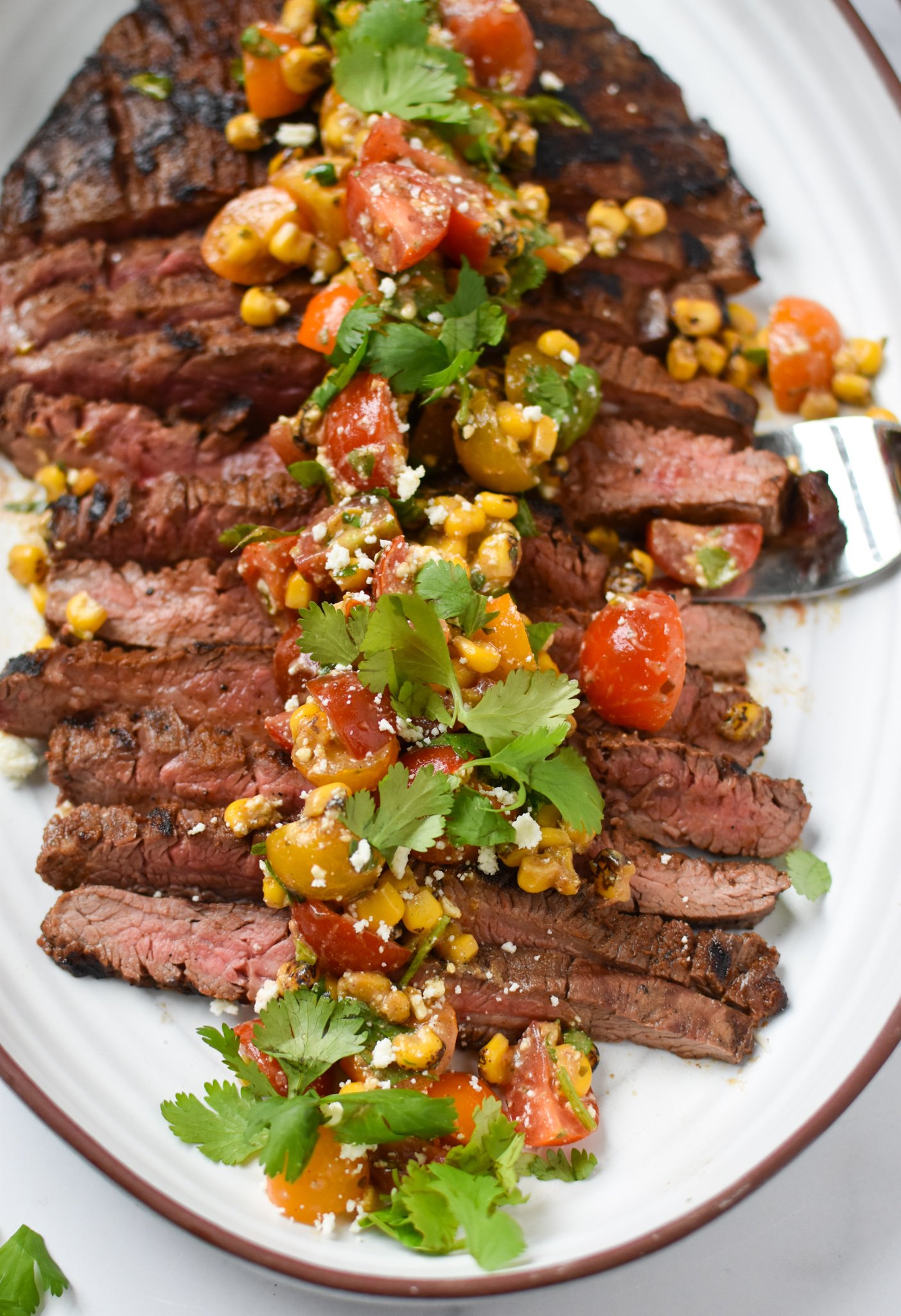 Grilled Flank Steak with Dry Rub - A Cedar Spoon