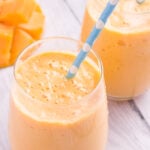 Mango Lassi Recipe in cup.