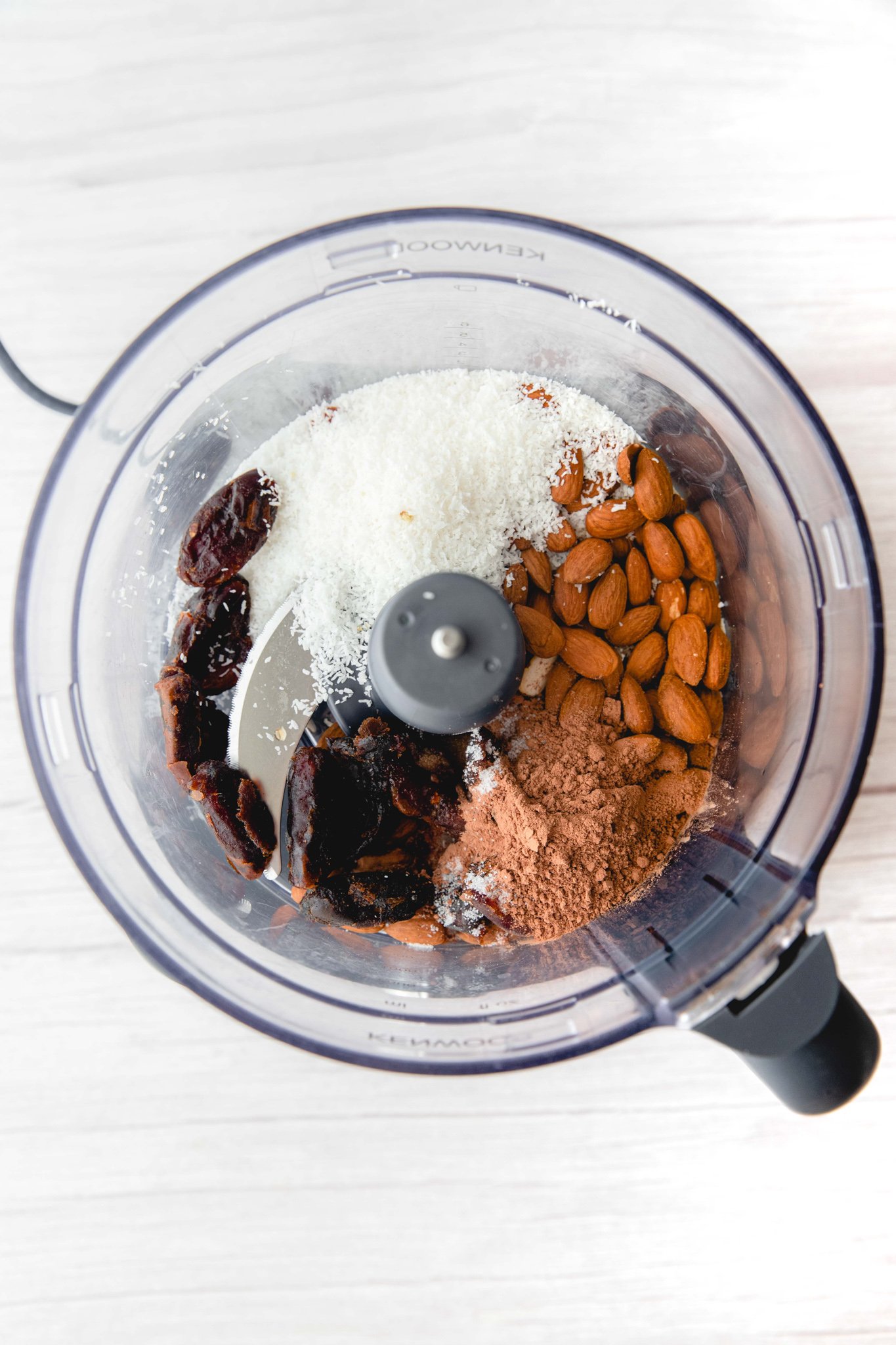 Easy Date Protein Balls in blender.