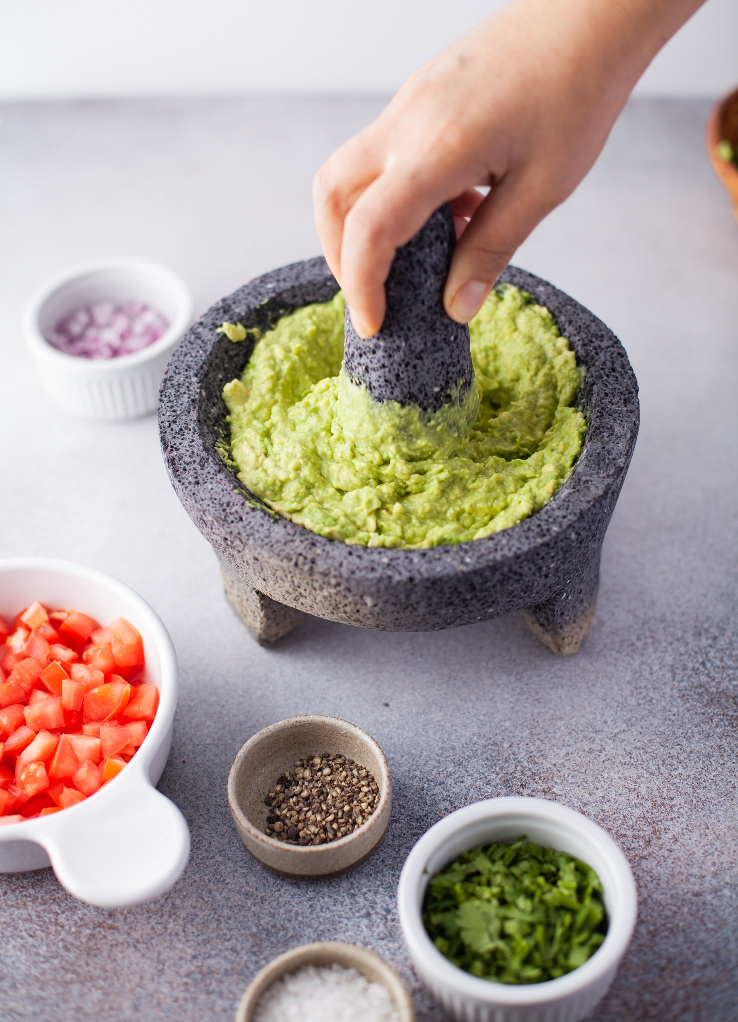  Easy Guacamole Recipe avocados in bowl. 