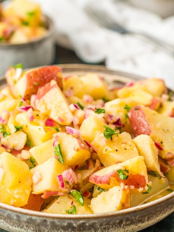 German Potato Salad Recipe with parsley.
