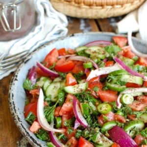 Persian Tomato Cucumber Salad 1200 x 1200