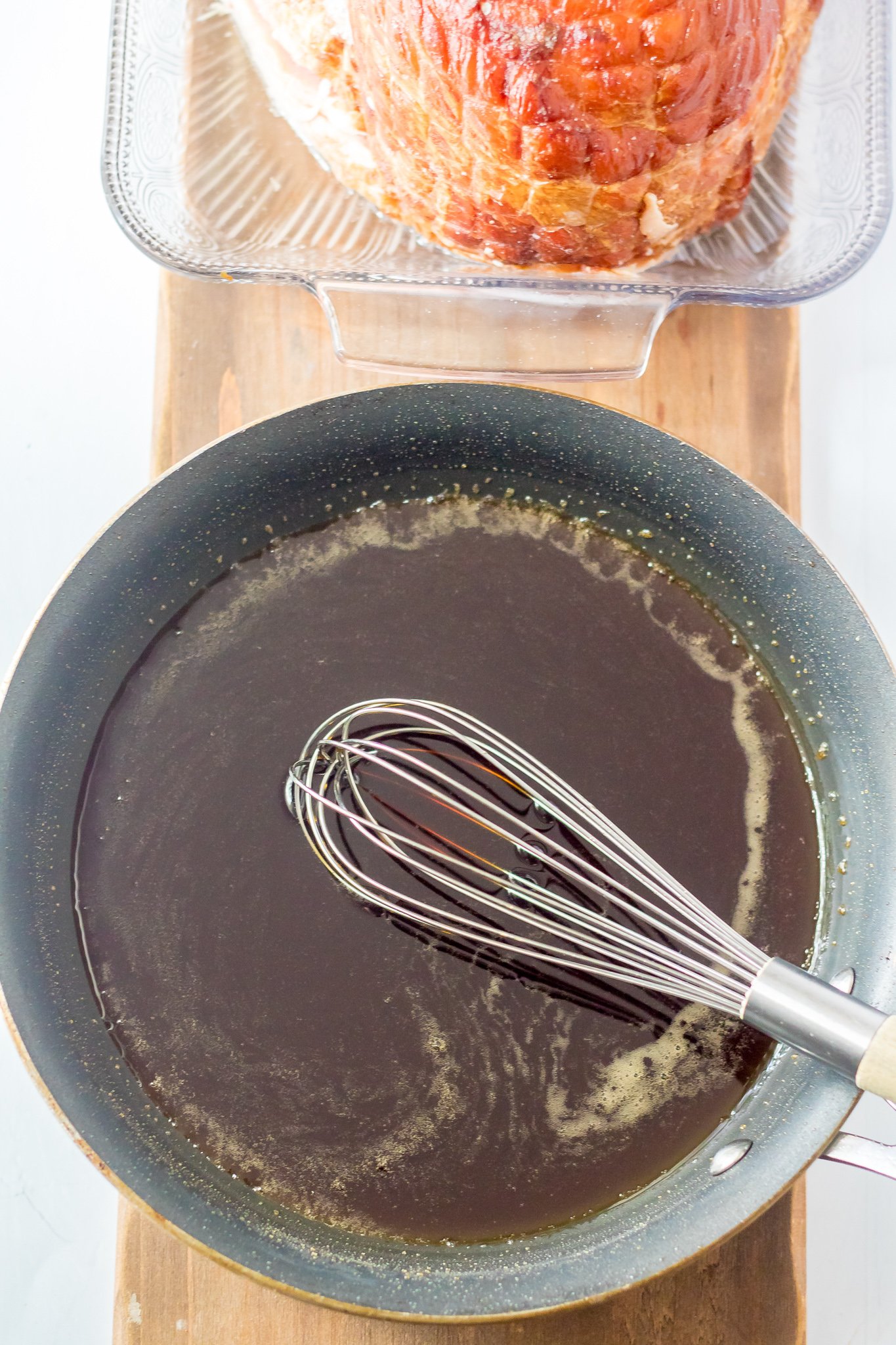 Apple Cider Glazed Ham Recipe sauce.