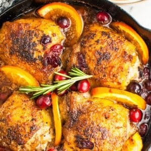 Easy Cranberry Baked Chicken Thighs 1200 x 1200