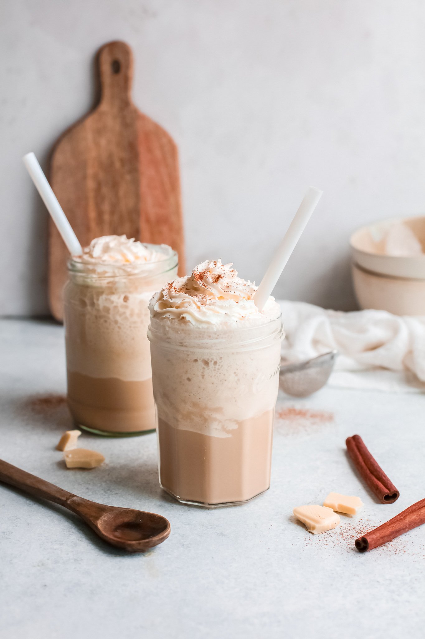 White Mocha Coconut Frappe