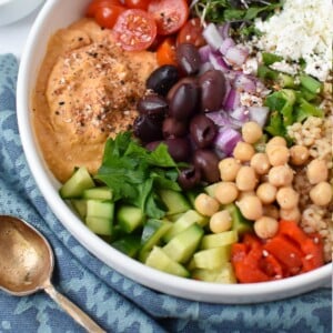 Easy Mediterranean Hummus Bowl 1200 x 1200