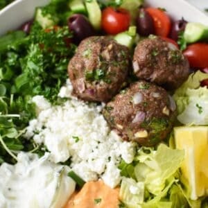 Mediterranean Baked Beef Meatballs 1200 x 1200