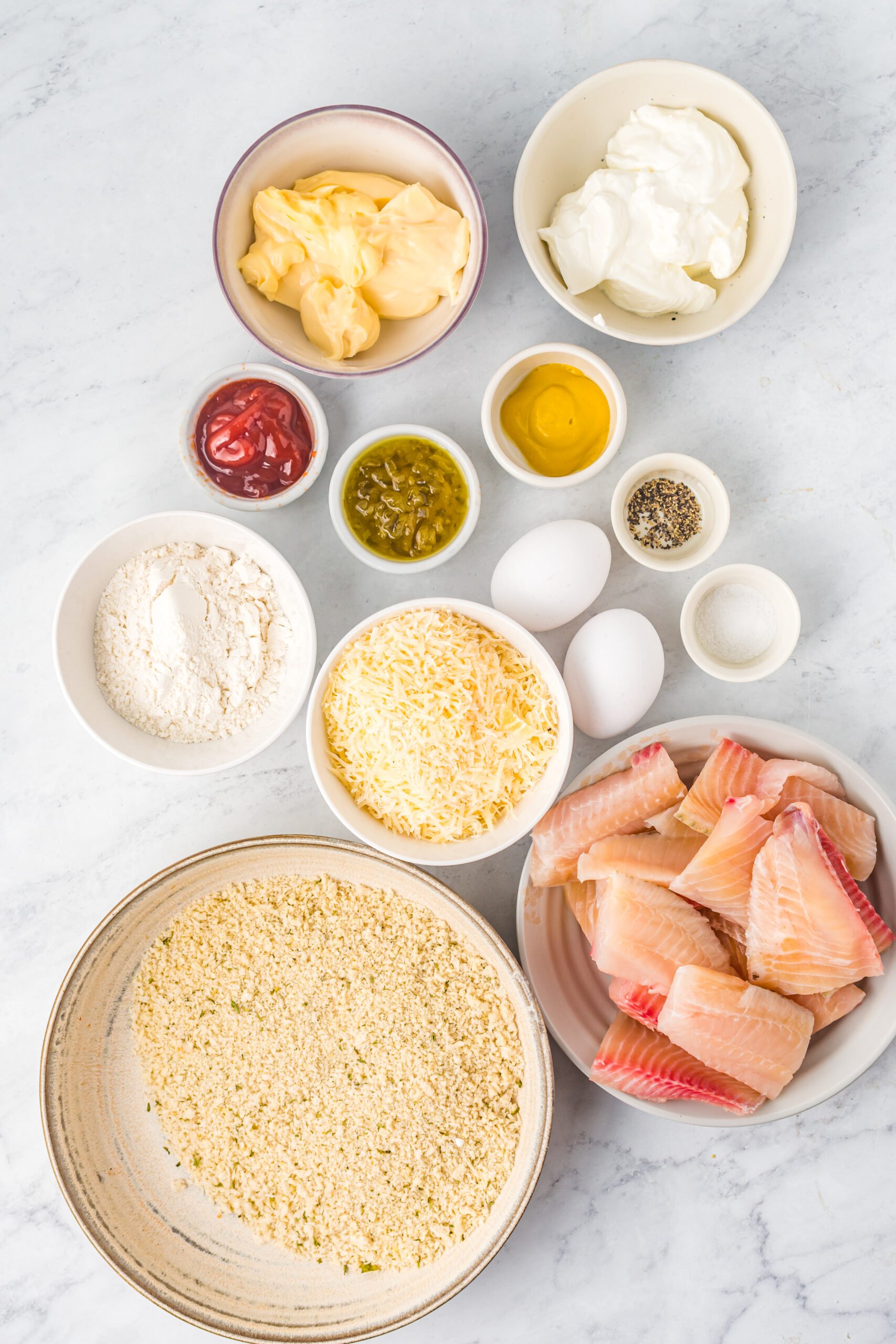  Baked Parmesan Fish Sticks ingredients 