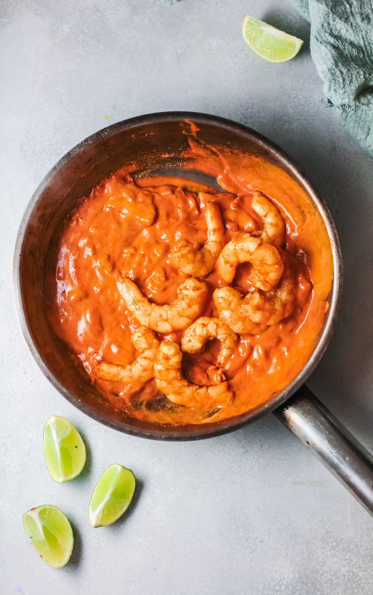 Easy Shrimp Curry Recipe shrimp in sauce.
