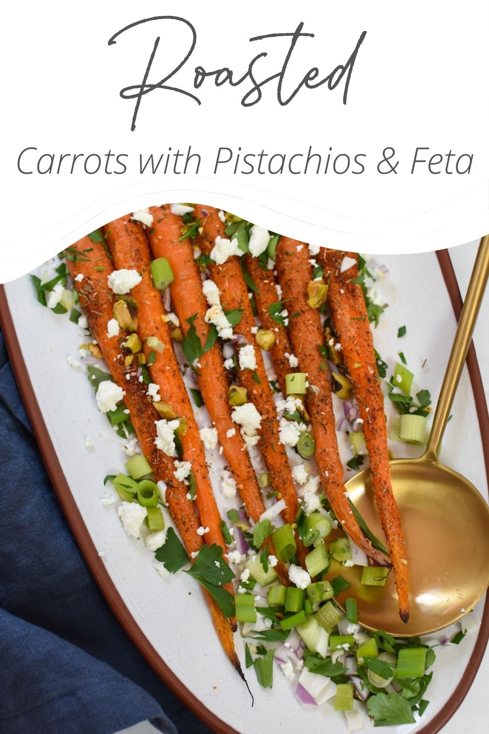 Roasted Carrots with Pistachios with logo.