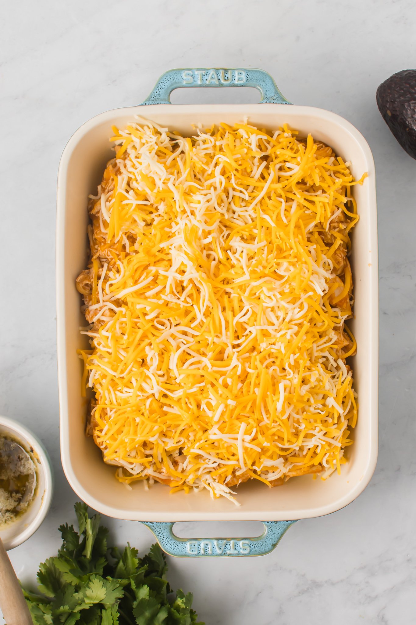 Chicken Enchilada Sliders with cheese.